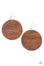 Load image into Gallery viewer, Weave Me Out Of It  -BROWN   Earring
