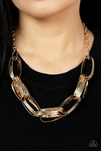 Load image into Gallery viewer, Fiercely Flexing -GOLD Necklace
