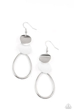 Load image into Gallery viewer, Retro Reception- White Earring
