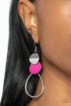 Load image into Gallery viewer, Retro Reception  - Pink  Earrings
