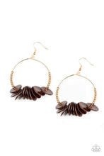 Load image into Gallery viewer, Caribbean Cocktails - Brown Earring
