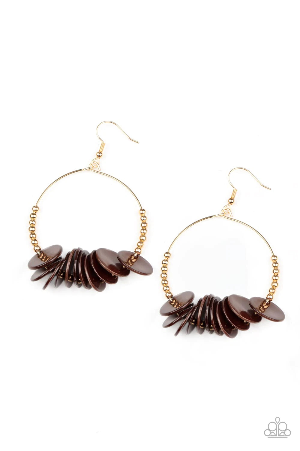 Caribbean Cocktails - Brown Earring