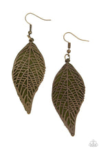 Load image into Gallery viewer, Leafy Luxury  - Green Earring
