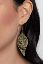Load image into Gallery viewer, Leafy Luxury  - Green Earring
