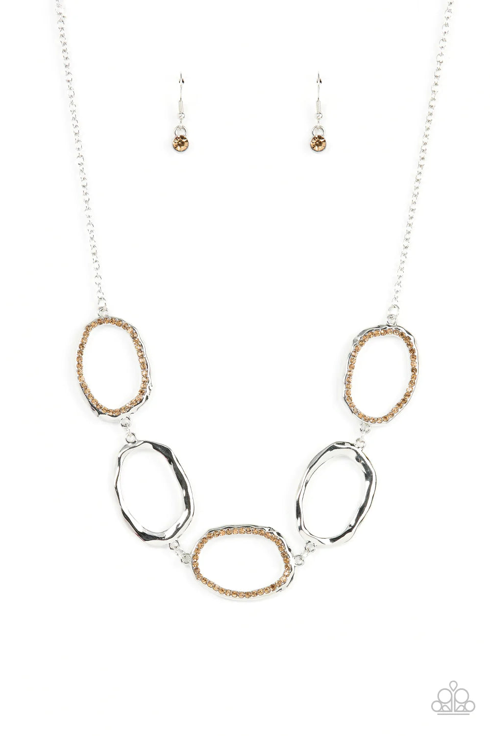 Gritty Go getter  - Brown Necklace