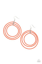 Load image into Gallery viewer, Colorfully Circulating - Orange Earring
