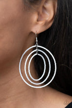 Load image into Gallery viewer, Colorfully Circulating  - WHITE Earrings

