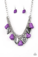 Load image into Gallery viewer, Change of Heart - PURPLE Necklace
