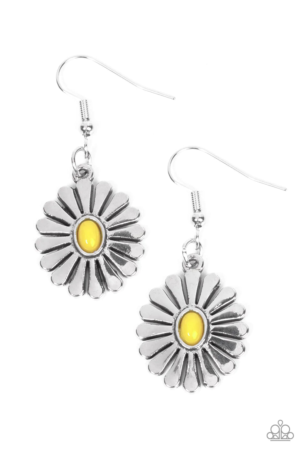 Delectably Daisy - Yellow Earring