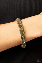 Load image into Gallery viewer, Eye Opening Opulence - Brass   bracelet
