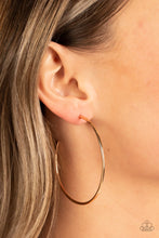 Load image into Gallery viewer, Can I Get A Hoop Hoop - GOLD  Earring
