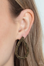 Load image into Gallery viewer, Diva Dust-Brass Earring
