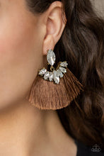 Load image into Gallery viewer, Formal Flair - BROWN Earring

