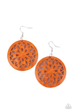 Load image into Gallery viewer, Ocean Canopy- ORANGE Earrings
