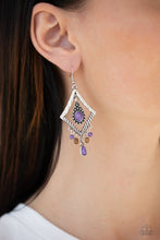 Load image into Gallery viewer, Southern Sunset   - Purple Earrings
