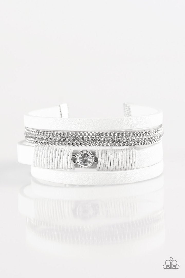 Catwalk Craze  - WHITE  Bracelet