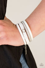 Load image into Gallery viewer, Catwalk Craze  - WHITE  Bracelet
