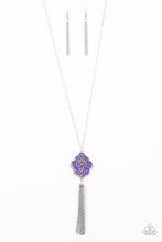 Load image into Gallery viewer, Malibu Mandala  - PURPLE  Necklace
