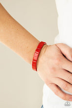 Load image into Gallery viewer, Material Movement - RED  Bracelet
