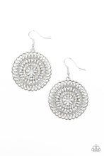Load image into Gallery viewer, Pinwheel and Deal - White Earrings
