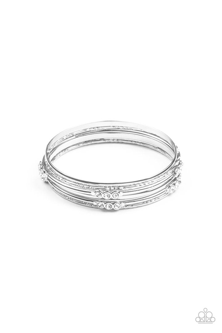 Stackable Sparkle  - WHITE Bracelet