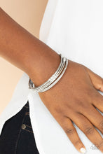 Load image into Gallery viewer, Stackable Sparkle  - WHITE Bracelet
