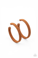 Load image into Gallery viewer, Suede Paradise  - Brown  Earrings
