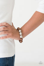 Load image into Gallery viewer, All Dressed Uptown   -BROWN Bracelet
