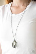 Load image into Gallery viewer, Stop Teardrop And Roll - GREEN Necklace

