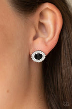 Load image into Gallery viewer, Floral Glow-Black EARRINGS
