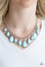 Load image into Gallery viewer, Draw Dropping Diva  - BLUE Necklace

