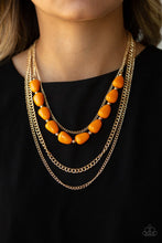 Load image into Gallery viewer, Trend Status  - ORANGE  Necklace
