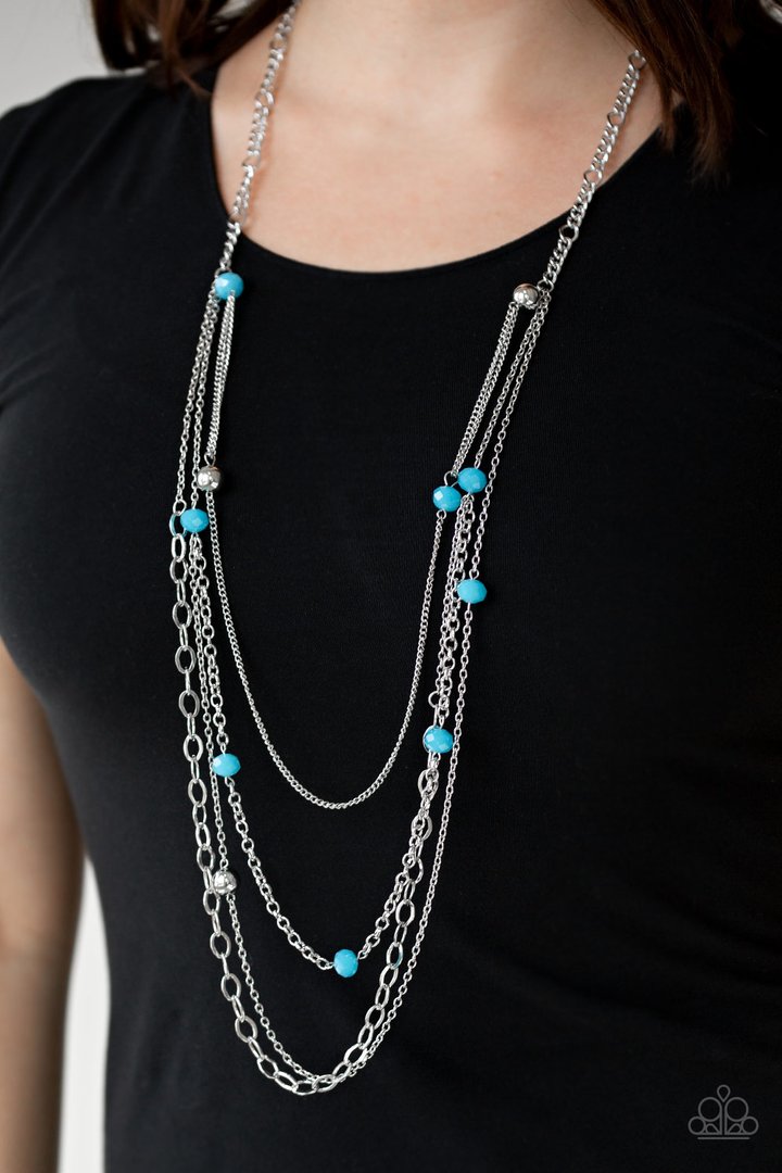 Glamour Grotto -BLUE  Necklace