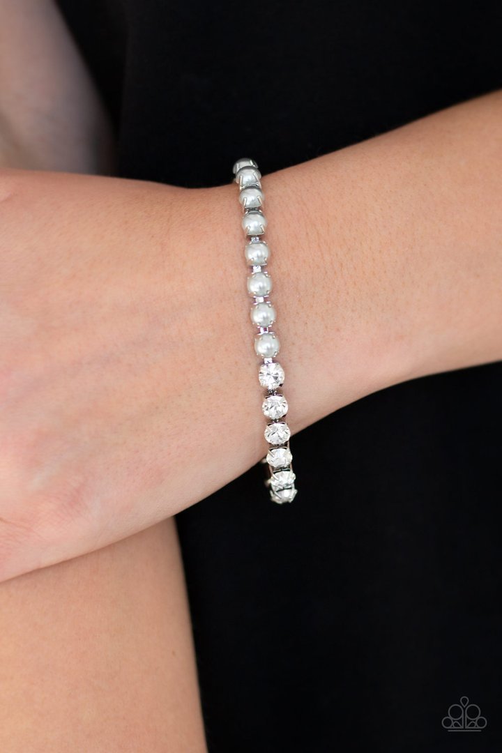 Out Like A Socialite - WHITE Bracelet