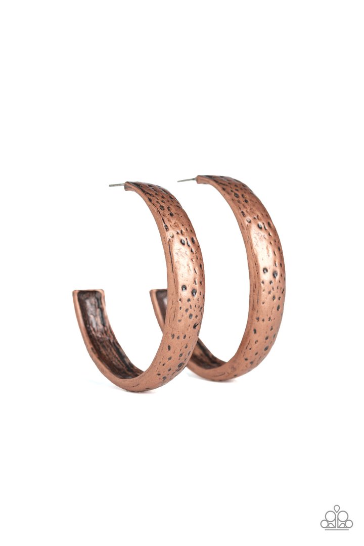 Rustic Revolution - copper  Earring