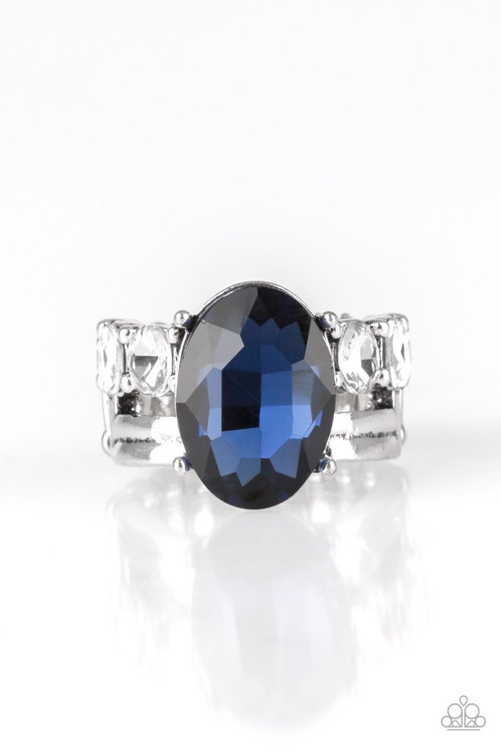 SHINE BRIGHT LIGHT A DIAMOND - BLUE RING
