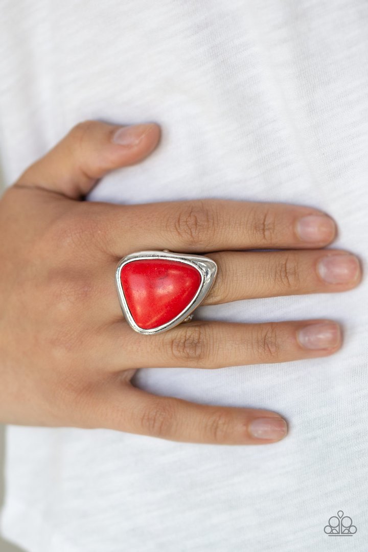 Stone Scene - RED Ring