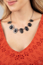 Load image into Gallery viewer, Alberquerque Artisian - Black necklace/ Taos Trendsetter Bracelet SET
