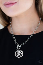 Load image into Gallery viewer, Beautifully In Bloom  -  SILVER Necklace
