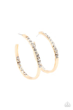 Load image into Gallery viewer, BOARDER LINE BRILLIANCE- GOLD Earrings
