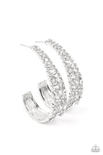 Load image into Gallery viewer, Cold As Ice  -White  Earring
