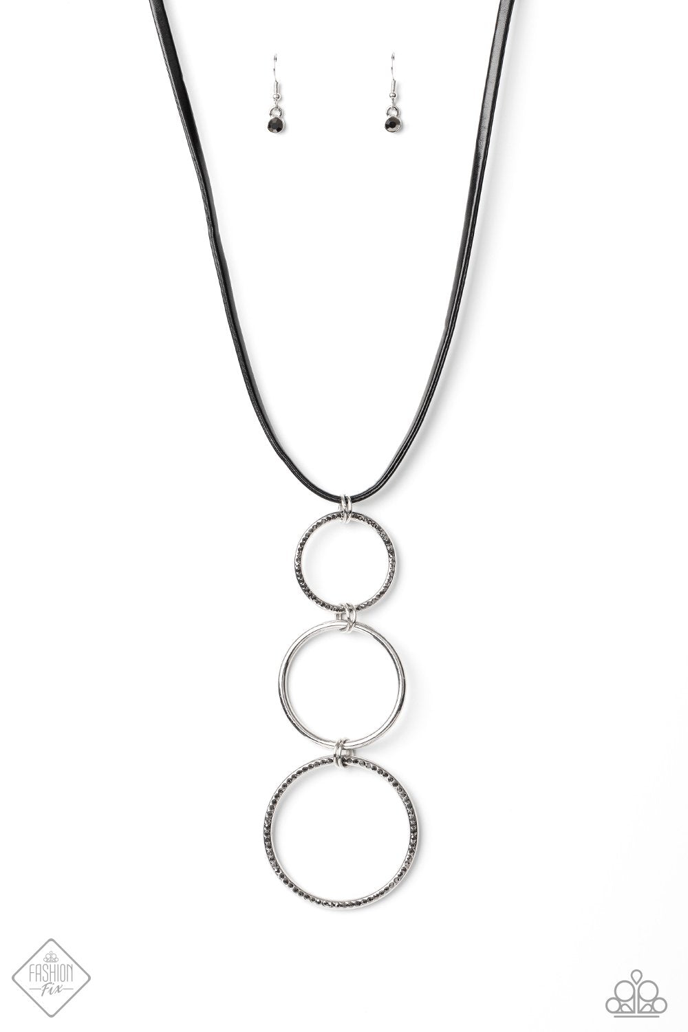 CURVY COUTURE - BLACK Necklace--FASHION FIX ITEM