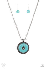 Load image into Gallery viewer, Epic  Center oof Attention - BLUE   Necklace--FASHION FIX ITEM
