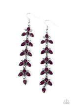 Load image into Gallery viewer, Fanciful Foilage - PURPLE   Earrings
