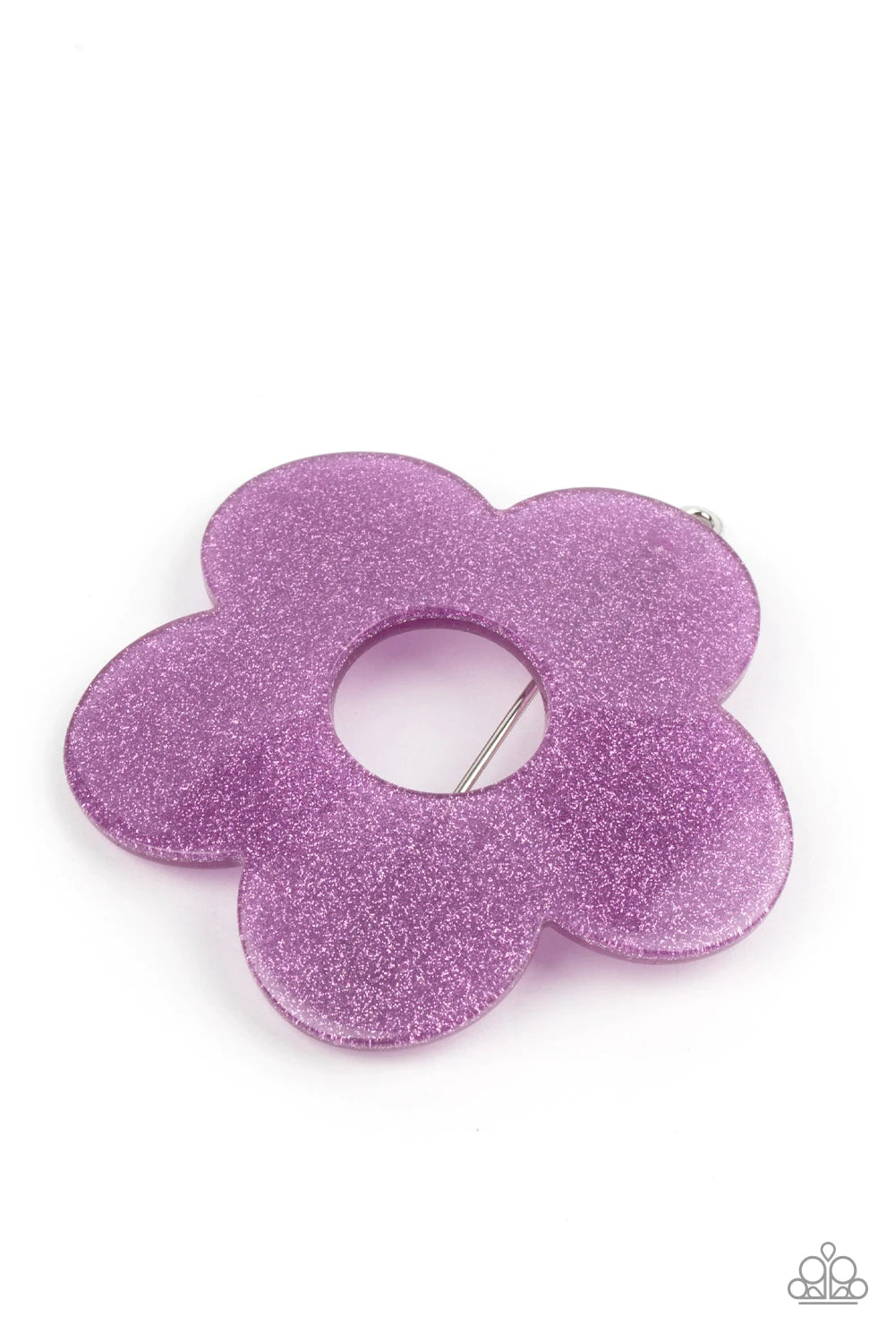 Flower Child Garden -Purple  HAIR clip