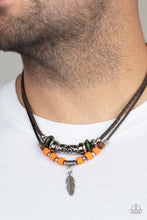 Load image into Gallery viewer, Fly Away Homespun  -MULTI Men&#39;s   Necklace
