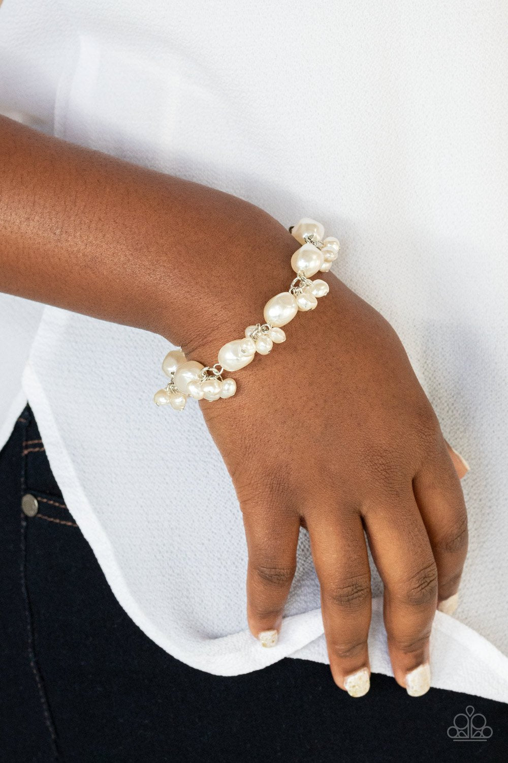 Imperfectly Perfect  - WHITE  Bracelet