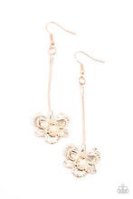 Load image into Gallery viewer, OPULENTLY ORCHID -  ROSE GOLD EARRINGS
