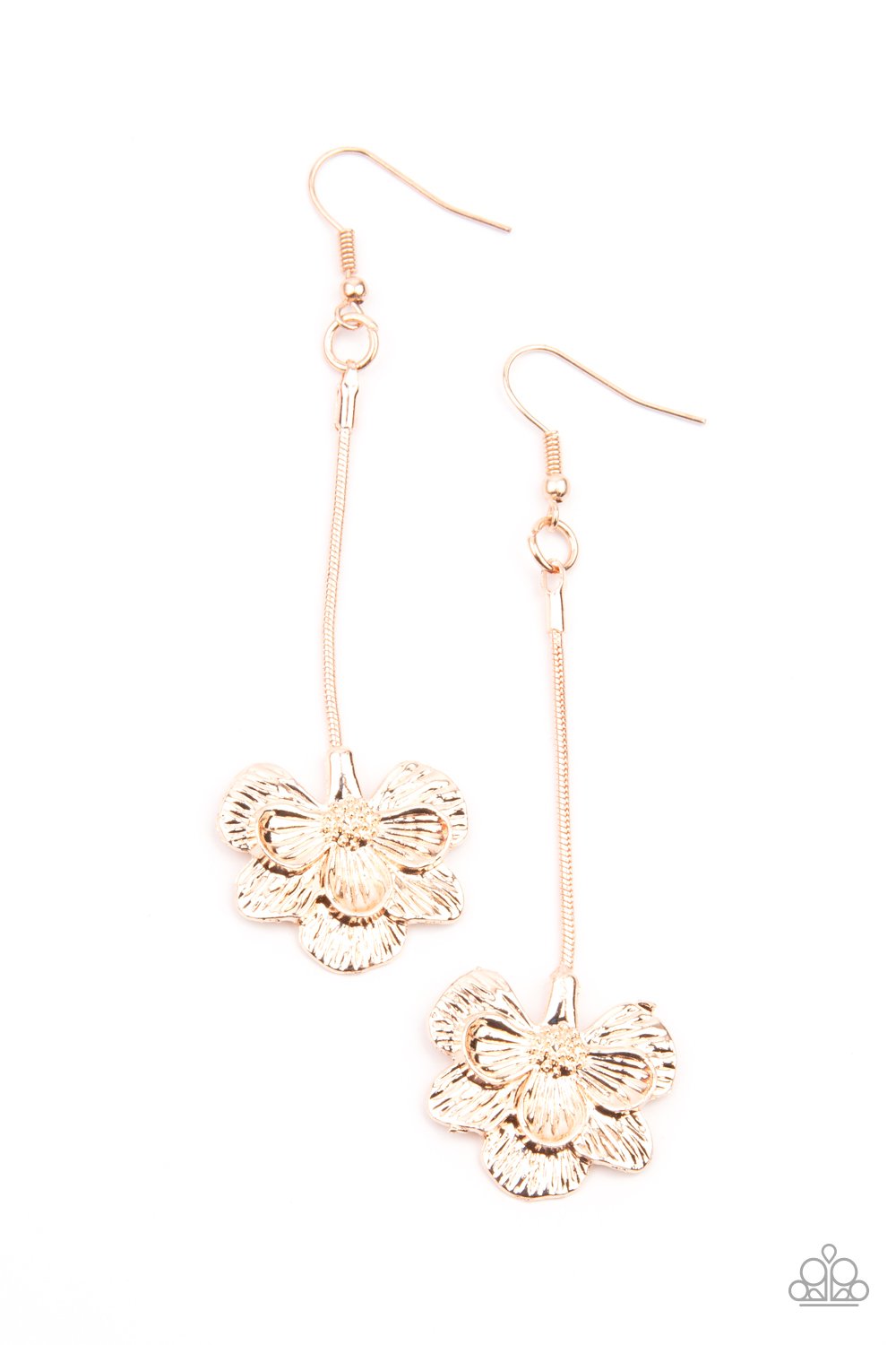 OPULENTLY ORCHID -  ROSE GOLD EARRINGS