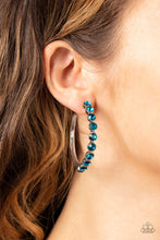 Load image into Gallery viewer, Photo Finish- Blue  Earrings
